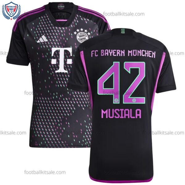 Bayern Munich 23/24 Musiala 42 Away Football Shirt