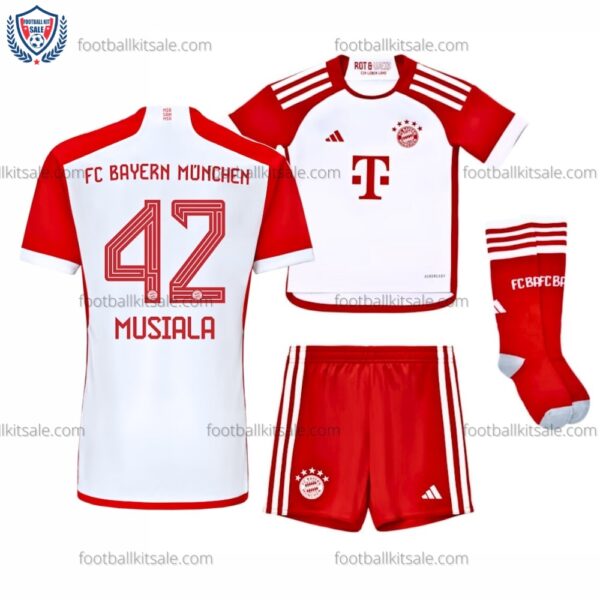 Bayern Munich 23/24 Musiala 42 Home Kid Football Kits Sale