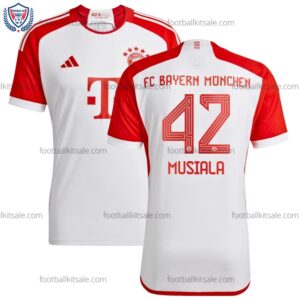 Bayern Munich 23/24 Musiala 42 Home Football Shirt