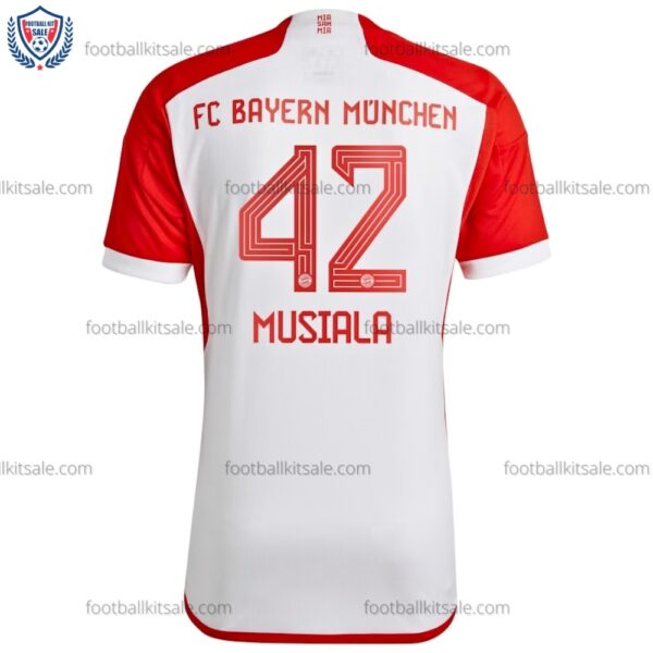 Bayern Munich 23/24 Musiala 42 Home Football Shirt