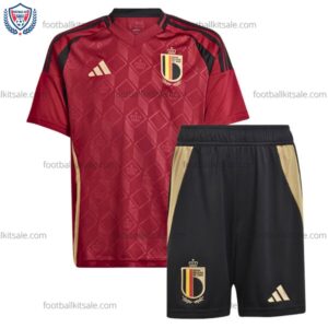 Belgium 2024 Home Kid Football Kits Sale