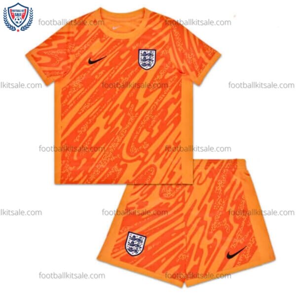 England 2024 Goalkeeper Kid Football Kits Sale
