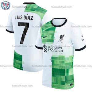 Liverpool 23/24 Luis Diaz 7 Away Football Shirt Sale