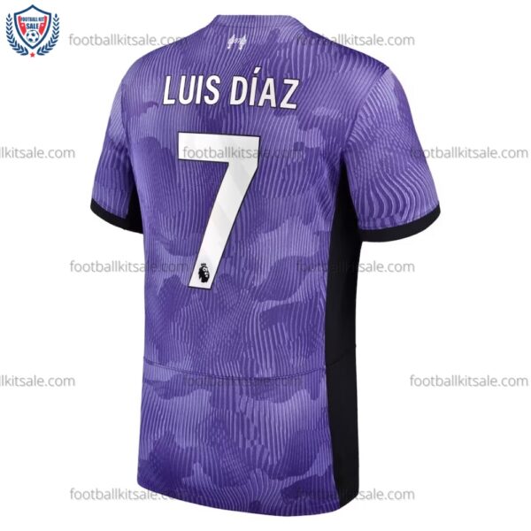 Liverpool 23/24 Luis Diaz 7 Third Football Shirt Sale