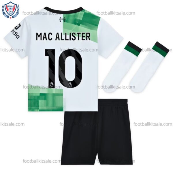 Liverpool 23/24 Mac Allister 10 Away Kid Football Kits Sale