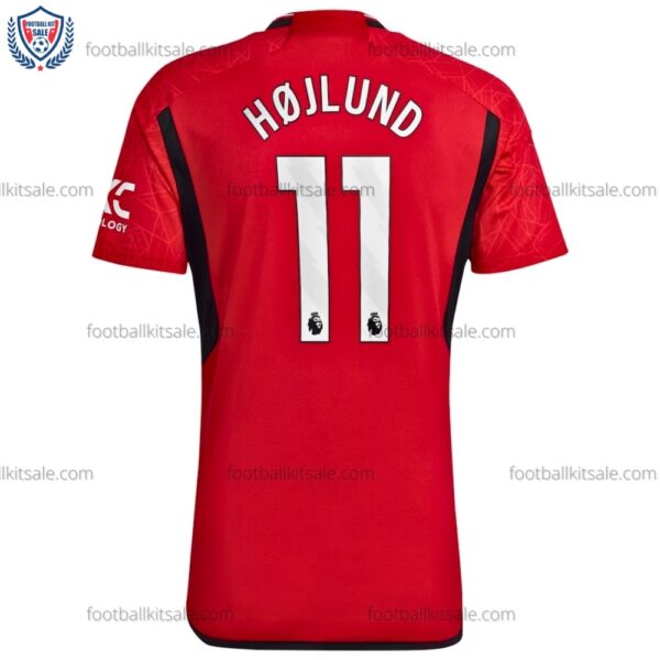 Man Utd 23/24 Hojlund 11 Home Football Shirt