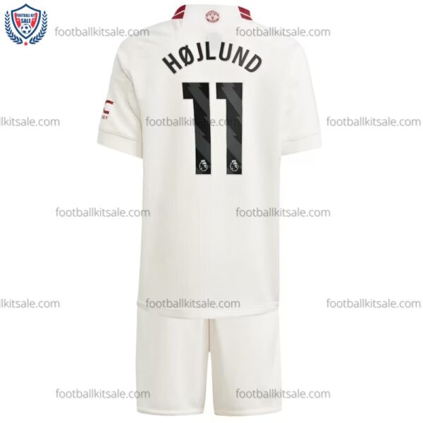 Man Utd 23/24 Hojlund 11 Third Kid Football Kits Sale