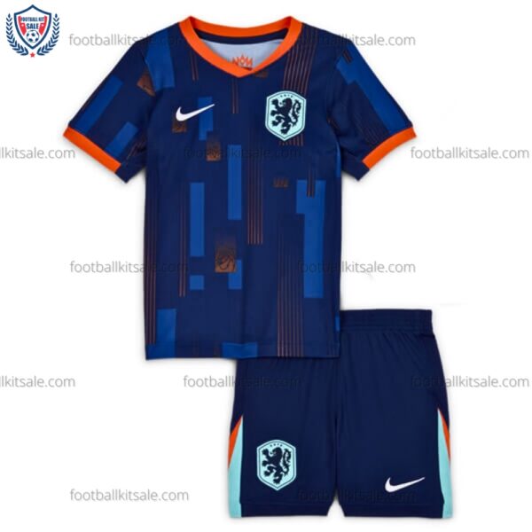 Netherlands 2024 Away Kid Football Kits Sale