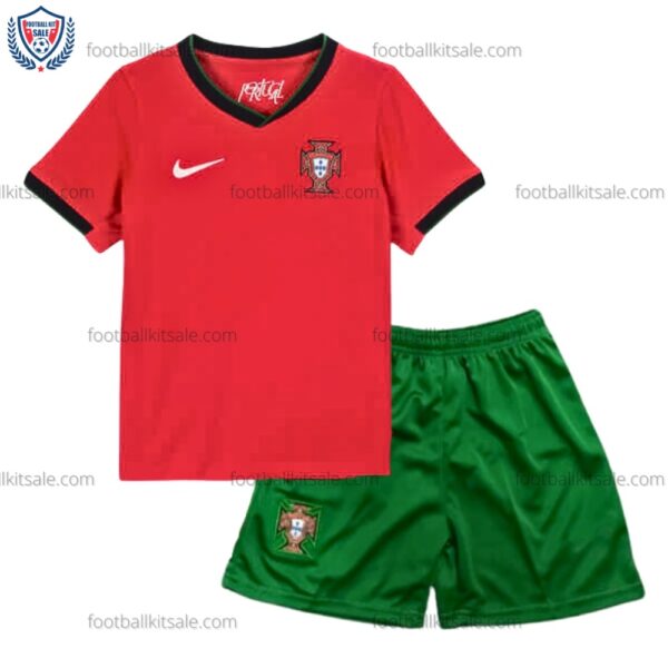 Portugal 2024 Home Kid Football Kits Sale