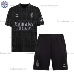 AC Milan 23/24 Fourth Dark Kid Football Kits Sale