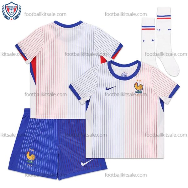 France 2024 Away Kid Football Kits Sale