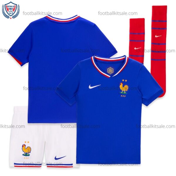 France 2024 Home Kid Football Kits Sale