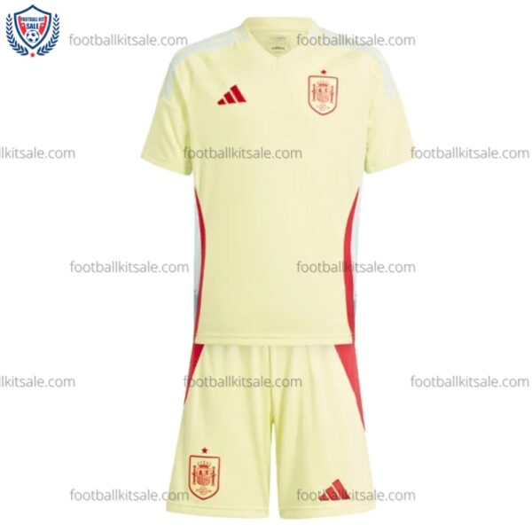 Spain 2024 Away Kid Football Kits Sale